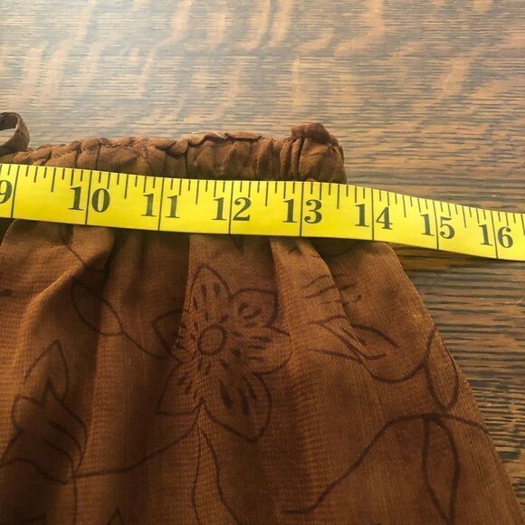 Cache Three Piece Brown and Gold Boho Tunic and Harem Pants - Picture 14 of 16